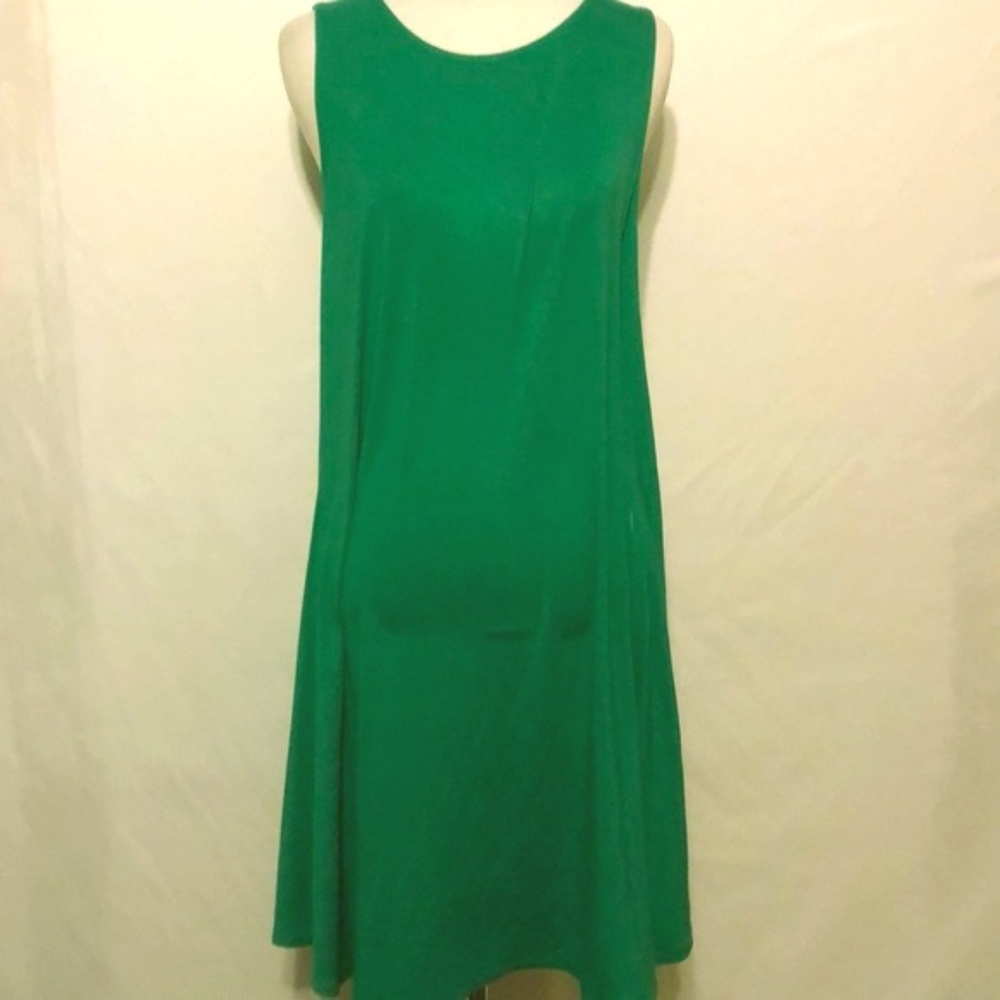 Old Navy Green Twirl flare dress size Large NWT